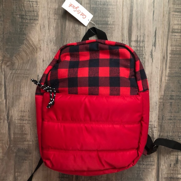 Cat & Jack Quilted Fleece Backpack - Picture 2 of 2